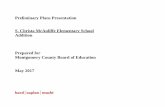 PRELIMINARY PLANS PRESENTATION · The preliminary plans for S. Christa McAuliffethe Elementary School addition project were developed based on the educational specifications prepared