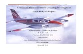 Horn Cracking Final Analysis Report.ppt [Autosaved] 2.49 MB.pdf · Comanche Stabilator Horn Cracking Investigation Final Analysis Report International Comanche SocietyInternational