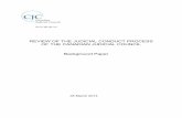 Background Paper 2014 - Canadian Judicial Council Background... · independence and judicial accountability, including the issue of disciplining the judiciary. In his chapter on judicial