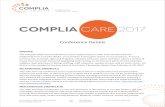 Conference Details - Complia Health Health CARE 2017...Conference Details Summary: ... Monday and Tuesday, February 6 & 7, 2 Days Pre-Conference Training: Revenue Cycle Management