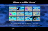 Stars & Strikes...Bowling, laser tag, arcade, bumper cars, laser maze, billiards* Big Screen Monitors, lane-side food and beverage service, comfortable couches and private VIP bowling