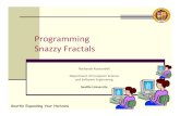 Programming)) Snazzy)Fractals)) - Seattle Universityfac-staff.seattleu.edu/roshanak/web/fractals/Fractals.pdf · Programming)) Snazzy)Fractals)) Roshanak)Roshandell)) Departmentof)Computer)Science))