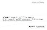 Wastewater Pumps - Xylem Applied Water › wp-content › blogs.… · Wastewater Pumps Dewatering, Effluent and Sewage INSTALLATION, OPERATION AND MAINTENANCE INSTRUCTIONS INSTRUCTION