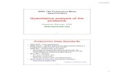 Quantitative analysis of the proteome - uab.edu 1-28-13.pdf · BMG 744 ProteomicsBMG 744 Proteomics--Mass Mass Spectrometry Quantitative analysis of the proteome Stephen Barnes, PhD