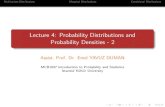 Lecture 4: Probability Distributions and Probability ...web.iku.edu.tr/~eyavuz/dersler/probability/4-  · PDF file Multivariate Distributions Marginal Distributions Conditional Distributions