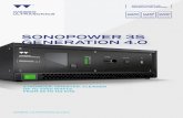 SONOPOWER 3S GENERATION 4 - Weber Ultrasonics · THE BEST ULTRASONIC GENERATOR OF ALL TIME AN INTELLIGENT POWERHOUSE THE FUTURE OF ULTRASONIC ... with one frequency - SonoPower 3S