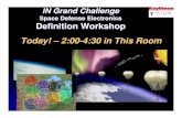 IN Grand Challenge Space Defense Electronics Definition ... › oed › files › Takehara-IN_Grand_Challenge_in_Sp… · IN Grand Challenge . IN Grand Challenge Space Defense Electronics