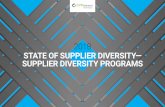 The 2018 State of Supplier Diversity - Supplier Diversity ...nynjmsdc.org/wp-content/uploads/2018/04/The-2018... · responding supplier diversity programs still used spreadsheets