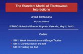 The Standard Model of Electroweak Interactionsific.uv.es/~nebot/IDPASC/Material/QFT-SM/QFT-SM-1.pdfGauge Theory of Elementary Particle Physics, Ta-Pei Cheng, Ling-Fong Li, Clarendon
