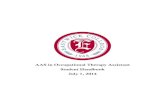 AAS in Occupational Therapy Assistant Student Handbook ... · The successful occupational therapy assistant student maintains a high level of alertness and responsiveness during classroom