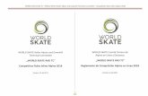 WORLD SKATE Comité Técnico de Technical Committee Alpino … WS RAD TC 2018 v… · WORLD SKATE RAD TC – WORLD SKATE Roller Alpine and Downhill Technical Committee – Competition