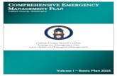 CCOOMMPPRREEHHEENNSSIIVVEE EE … · B. Emergency Management Concepts ... Clallam County Emergency Management carries out this mission by adopting a system of emergency management