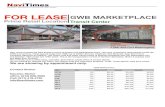 FOR LEASE GWB MARKETPLACE...GWB MARKETPLACE Transit Center Navi Times Commercial Real Estate is proud to present the GWB Market Place - We have 10 powerful retail spaces inside the
