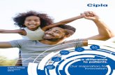Making a difference to patients. - Cipla · Making a difference to patients. Our inspiration for Cipla Limited innovation. Annual Report 2017-18 ... Making Medicines, Making a Difference