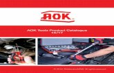 AOK Product Catalogue 2016/17 - ShipServ · Wrenches & Spanners Wrenches & Spanners Adjustable Wrenches AW • High grade chrome vanadium alloy steel • AOK special heat treatment