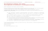 Invitation letter for the European Fudokan Championshipfudokan.si/wp-content/uploads/2016/01/Invitation... · European Fudokan Karate-Do Championship Poland October 12-16, 2016 -Cracov