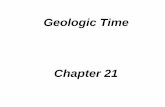Geologic Timebrownk/ES105/ES105.2010... · • Confirms the idea that geologic timeConfirms the idea that geologic time is immense • Rocks from several localities have been dated
