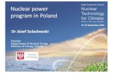 Nuclear power program in Poland€¦ · 2 Polish Power System The total maximum capacity in Polish Power System (PPS) reached 43421MW(as of31 December 2017). • Coal-fired power