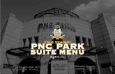 PNC PARK 2016 SEASON SUITE MENU - Pittsburgh Pirates · CHICAGO-STYLE CHEESECAKE Traditional Chicago-style cheesecake in a butter cookie crust. 49.00 per order. Serves 10 FLUFFERNUTTER