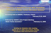 Summary of WakeNet2-Europe WG7 Workshop: “Principles of ... · Don Durston, NASA AmesDon Durston, NASA Ames 88 WakeNet2-Europe Thursday, February 10, 2005 09.00 Š 09.20 8 Investigation