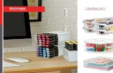 Storage - Deflecto LLC › File Library › Footer Nav › Product...Storage Organizer Mix and match to create your ideal storage system. • Perfect for organizing and grouping small