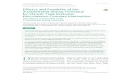 Efficacy and Feasibility of the 3-Dimensional Wiring …Efﬁcacy and Feasibility of the 3-Dimensional Wiring Technique for Chronic Total Occlusion Percutaneous Coronary Intervention