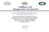 Enforcement Actions and Professional Liability Claims Against … › reports › board-actions... · 2015-05-04 · 2014-SR-B-011 OIG-CA-14-012 July 2014. Offices of Inspector General