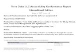 Terra Dotta LLC Accessibility Conformance Report ... · This report covers the degree of conformance for the following accessibility standard/guidelines: Standard/Guideline Included