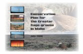 Conservation Plan for the Greater Sage-grouse in Idaho, 2006Endorsements of Conservation Plan for the Greater Sage-grouse in Idaho xxi Memorandum of Understanding xxv 1 Introduction