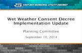 Wet Weather Consent Decree Implementation Update ... Wet Weather Consent Decree Implementation Update