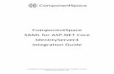 ComponentSpace SAML for ASP.NET Core …...ComponentSpace SAML for ASP.NET Core IdentityServer4 Integration Guide 12 Add the Certificates folder to the IdentityServer4 project. The