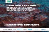 Deep Sea Lebanon - IUCN · Deep Sea Lebanon Results Of The 2016 Expedition Exploring ... bottoms, an occurrence that was only recently ﬁrst observed in deep-sea areas near Cyprus.