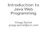 Java Web Programming - University of Wisconsin–Madisonpages.cs.wisc.edu › ~estan › cs638 › slides › JavaWebProgramming.pdfJava Web Programming Gregg Sporar gregg.sporar@sun.com.