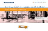 Crowcon F-Gas Detector - Cebeco › ... › 2018 › 11 › F-Gas.pdf · The Crowcon F-Gas detector is a high quality infrared (IR) fixed-point detector that delivers dependable detection