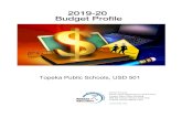 2019-20 Budget Profile - Topeka Public Schools › cms › lib...Budget Profile 2019-20 School Finance ... In 2019, TPS was awarded the District of Distinction, which is awarded to