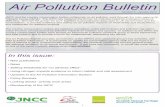 Air Pollution Bulletin - JNCCdata.jncc.gov.uk/.../JNCC-AirPollution-No.6-2012.pdf · Khalid Aazem or Simon Bareham at CCW. 2. ... “Air pollution also causes significant damage to