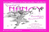 Event Suggestions and Reproducible Activités for...Event Suggestions Prepare to host your very own Fancy Nancy Bonjour, Butterfly Tea Party! Fancy Nancy events are always posh affairs.
