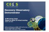 Committee on Earth Observation Satellites Recovery ...ceos.org/document_management/Working_Groups/WGDisasters/WG… · Ancillary data remain indispensable : terrain validation data,