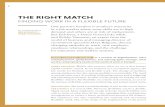 THE RIGHT MATCH - Green European Journal · recruitment specialist Hays Belgium, discuss changing attitudes to work, new employer-employee relationships, and the challenge ... collect
