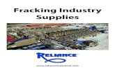 Fracking Industry Supplies - Reliance Group of …Fracking Industry Supplies Cast-N-Place Insert for Well Service Valves Novatech Cast-N-Place inserts offer significant advantages