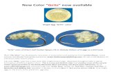 Revised 12-2-18-Pauls New Color Grits available · New Color "Grits" now available Single Egg "Grits" color "Grits" color of Otter's Soft Sucker Spawn, OS-3, Globule Pattern of 8