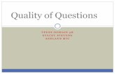 TPGES DOMAIN 3B STACEY STEVENS ASHLAND RTC of Questions.pdf · BLOOMS TAXONOMY (Revised) 1. Knowledge 2. Comprehension 3. Application 4. Analysis 5. ... address each level of the