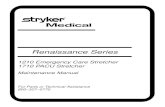 Renaissance Series › Stretcher › 1211_1711 › 9912 › mainten… · Introduction 4 INTRODUCTION This manual is designed to assist you with the operation of the 1210 Emergency