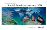 Best Practices - Spatial Data Infrastructure · 2017-11-19 · Using GIS solutions from Esri to create a spatial data infrastructure (SDI) ensures that data and resources are available