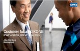 Customer focused KONE€¦ · Customer focused KONE KONE’s CAPITAL MARKETS DAY 2009 Juho Malmberg Development