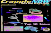 Febraury 2015 - Issue #48 - Crappie NOW › wp-content › uploads › 2016 › ...2015.pdf · trade show, we were pleasantly surprised at all the Crappie products showcased for the