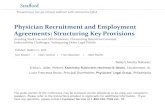 Physician Recruitment and Employment …media.straffordpub.com/products/physician-recruitment...2015/03/17  · Physician Recruitment and Employment Agreements: Structuring Key Provisions