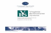 Report on the Actuarial Valuation for Virginia Retirement ... · Report on the Actuarial Valuation for . Virginia Retirement System . Prepared as of June 30, 2018 . C. February 20,