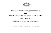 National Programme of Mid Day Meal in Schools (MDMS)mdm.nic.in › mdm_website › Files › PAB › PAB-2018-19 › States... · going children. Under the School Health Programme