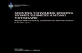 Moving Towards Ending Homelessness Among Veterans - London… · 2020-02-25 · MOVING TOWARDS ENDING HOMELESSNESS AMONG VETERANS Report of the Standing Committee on Veterans Affairs.